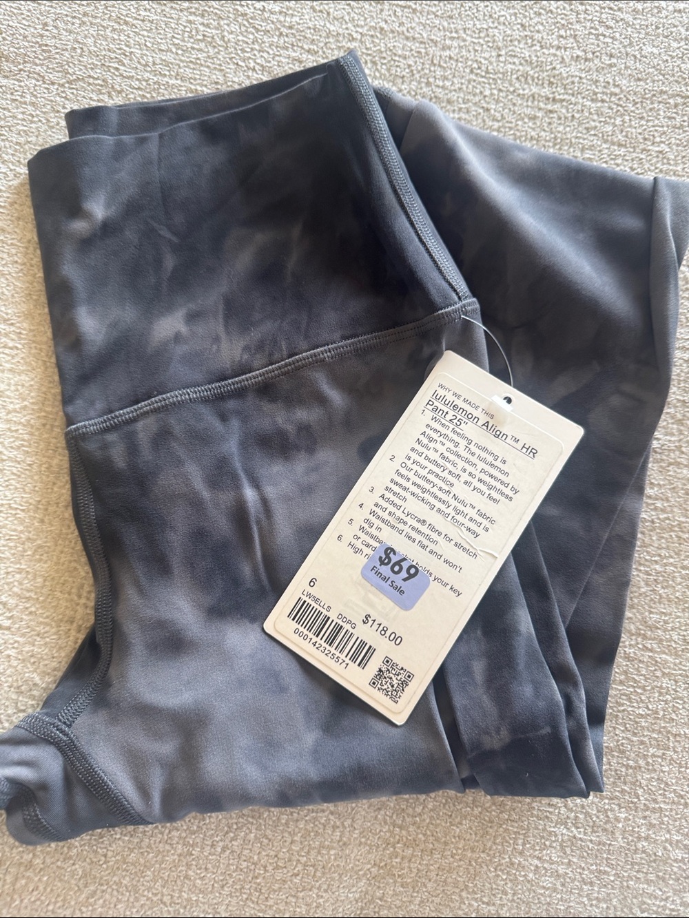 Align HR pant 25”